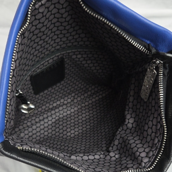 BRIGHTON NEW Blue and Black Clutch Purse NWT - Picture 6 of 13